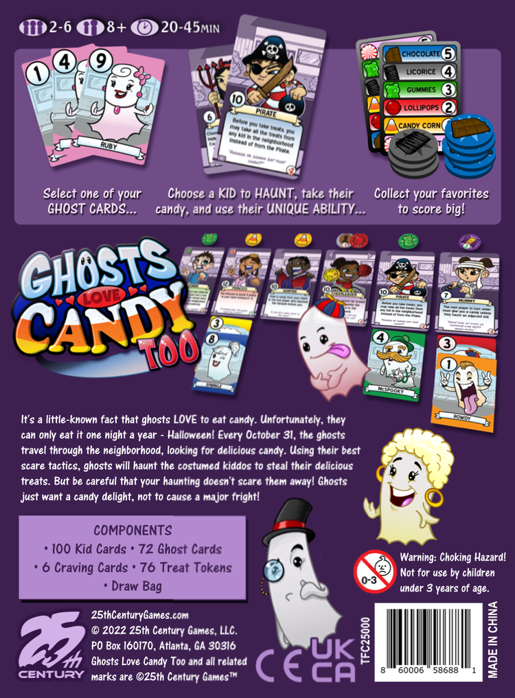 Ghosts Love Candy Too + Promo cards
