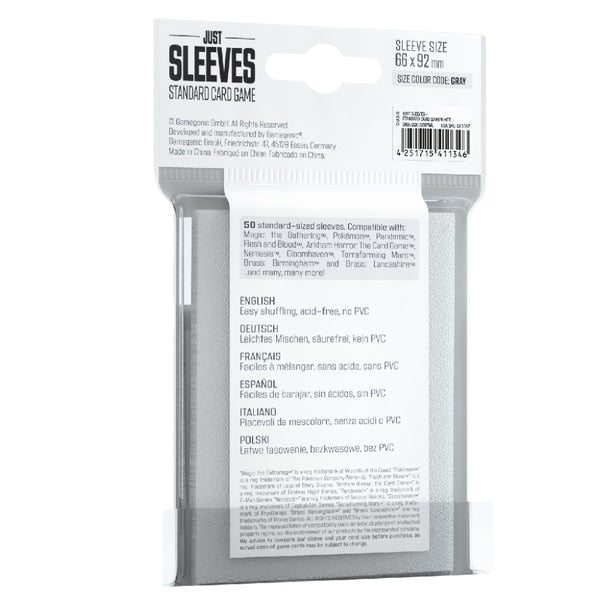 Just Sleeves - Standard Sleeves: White (50) - Level Up Store