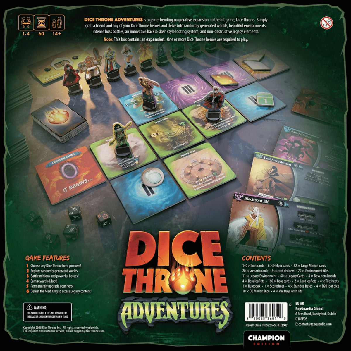 Dice Throne Adventures: Champion Edition Expansion