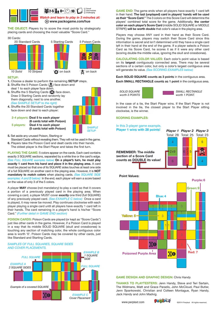 HUE: A Colorful Tile Game (Mini Game)