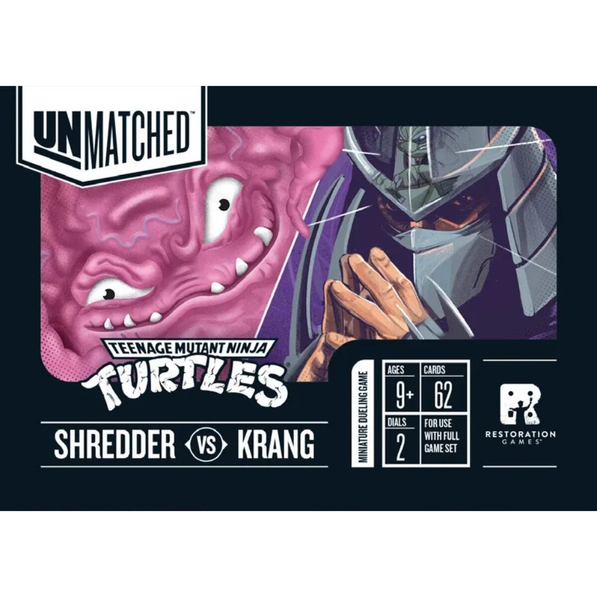 Unmatched: Teenage Mutant Ninja Turtles - Shredder vs Krang Expansion