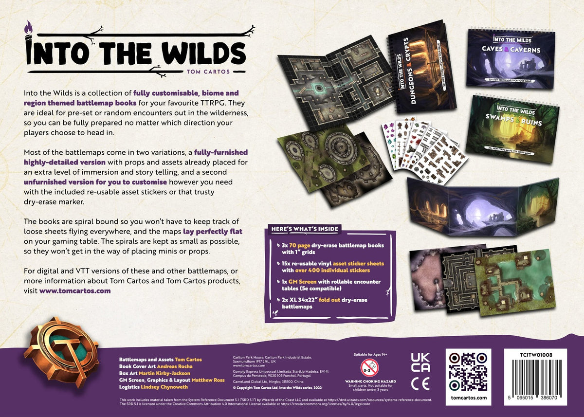 Into the Wilds Battle Maps - Volume 2 Box Set
