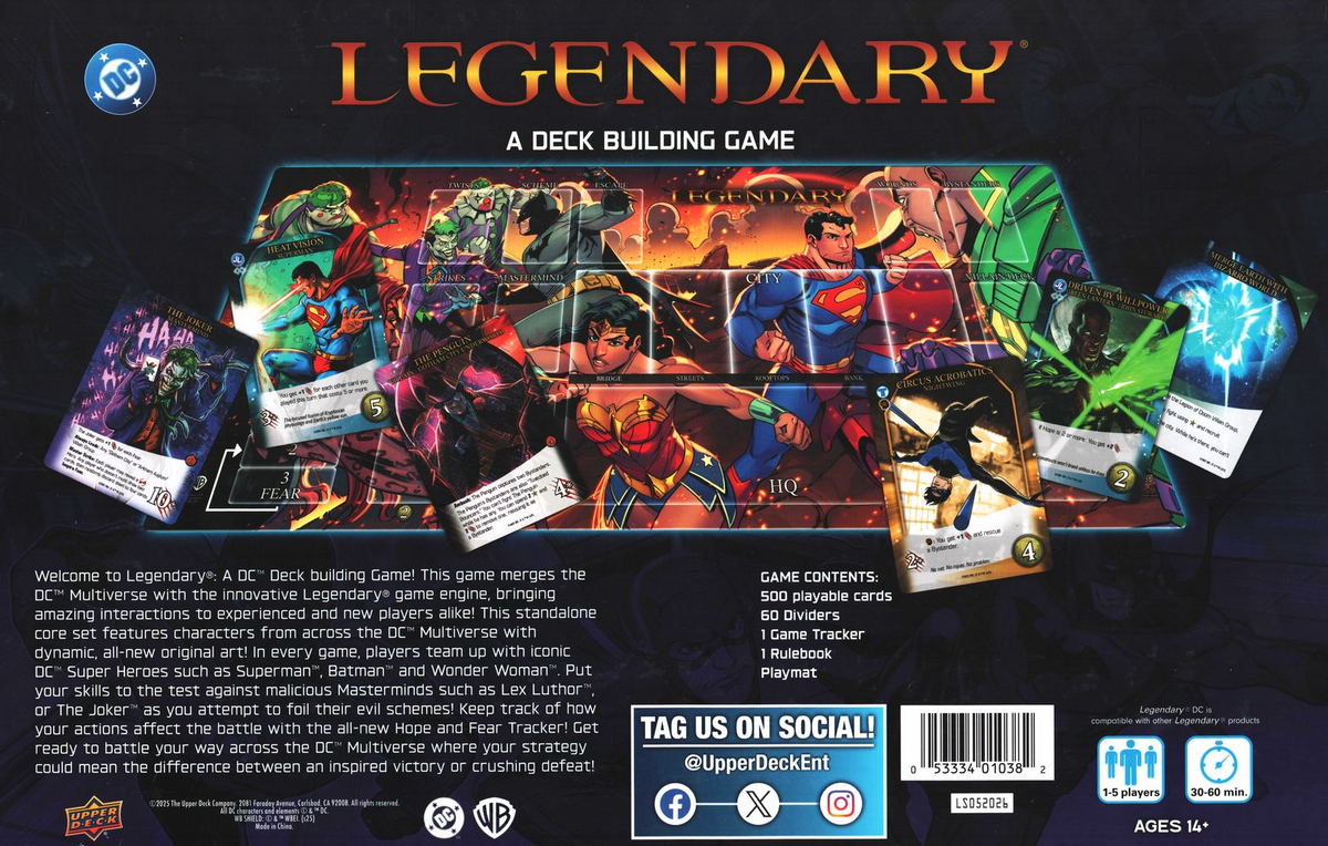 Legendary: DC Deckbuilding Game
