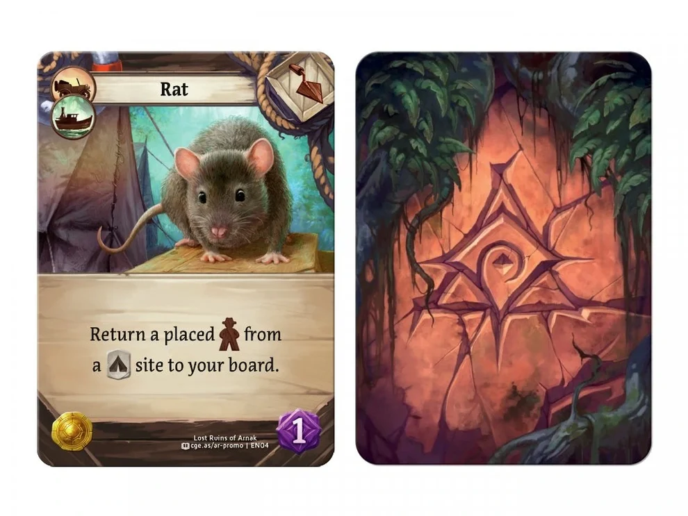 Lost Ruins of Arnak: Rat Promo Card