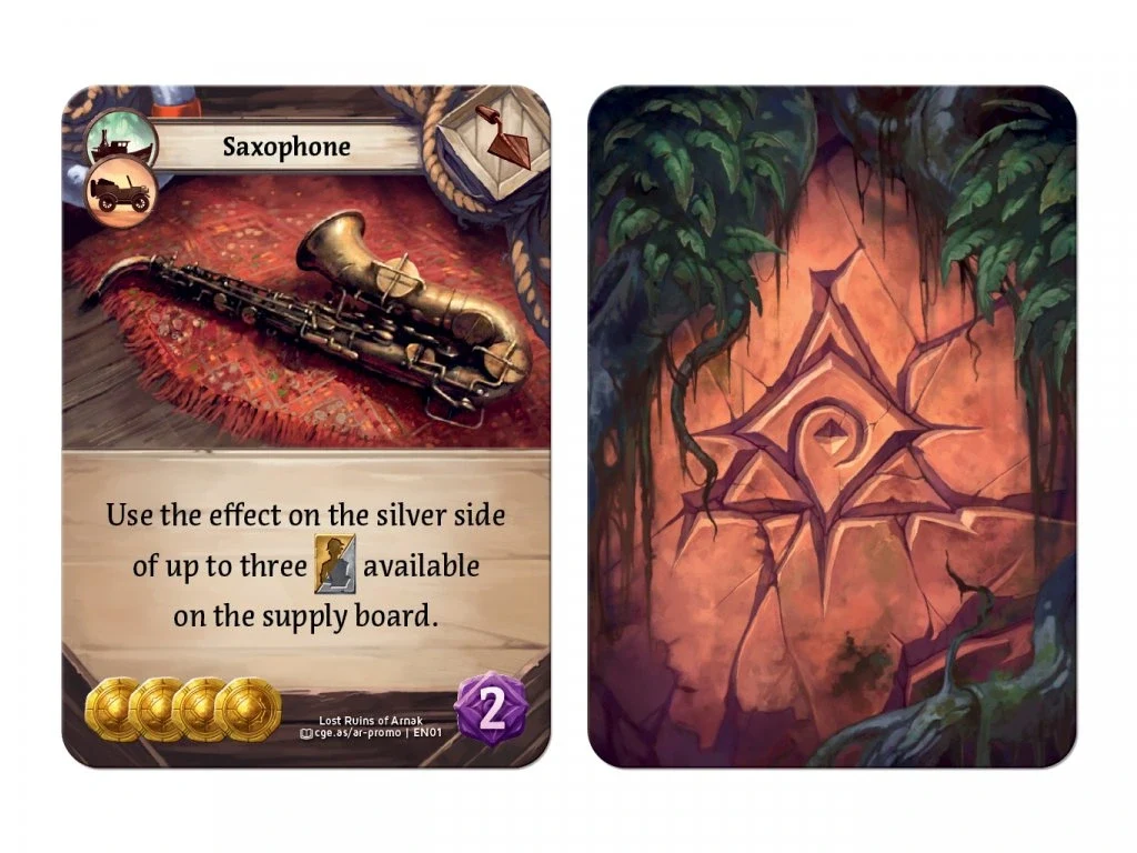 Lost Ruins of Arnak: Saxophone Promo Card