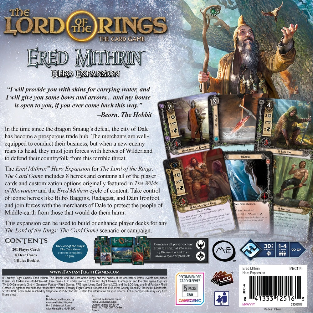 Lord of the Rings LCG - Ered Mithrin Hero Expansion