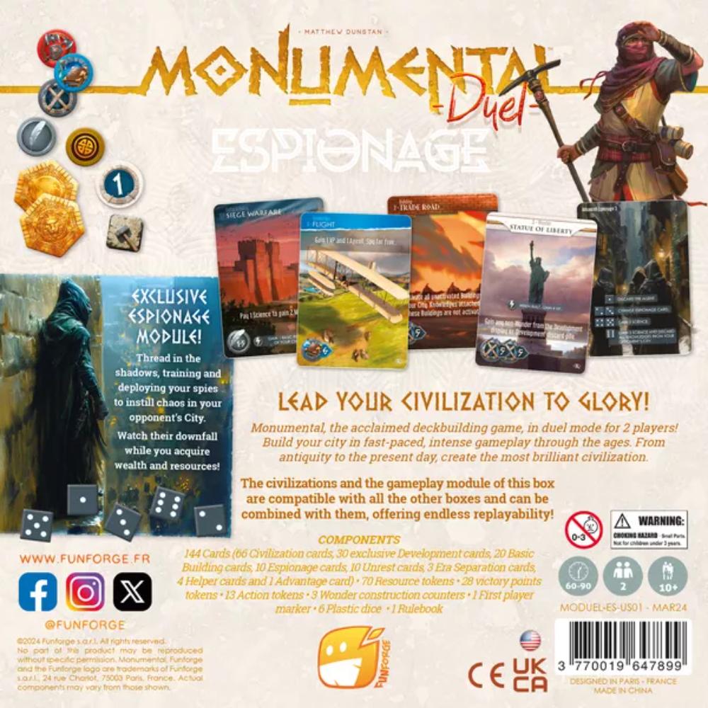 MONUMENTAL DUEL: ESPIONAGE