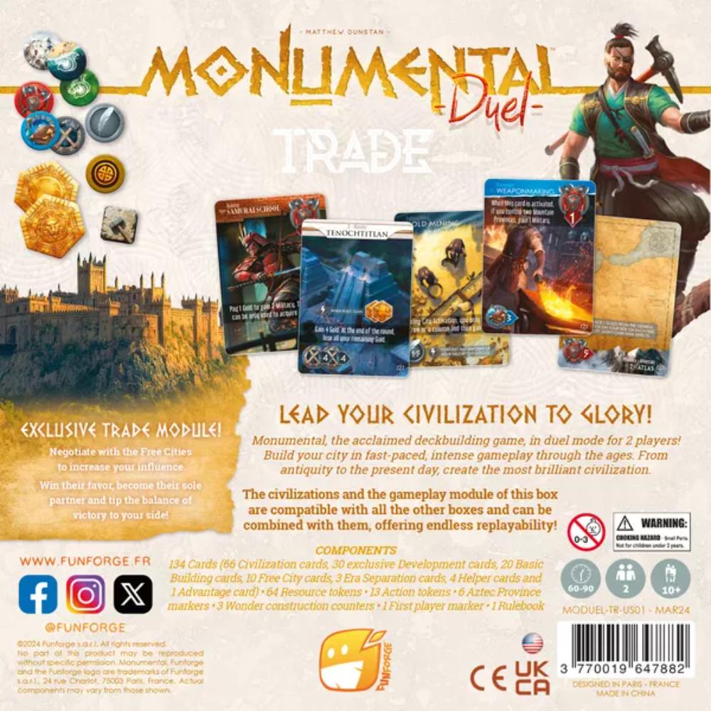 MONUMENTAL DUEL: TRADE