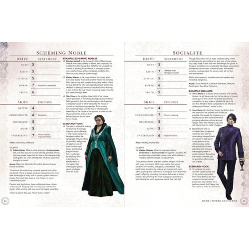 DUNE: ADVENTURES IN THE IMPERIUM RPG - POWER AND PAWNS