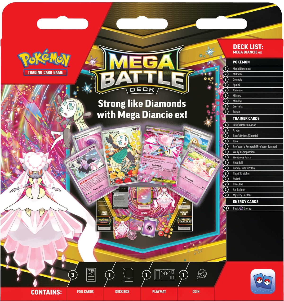 Pokémon TCG: Mega Diancie ex Battle Deck