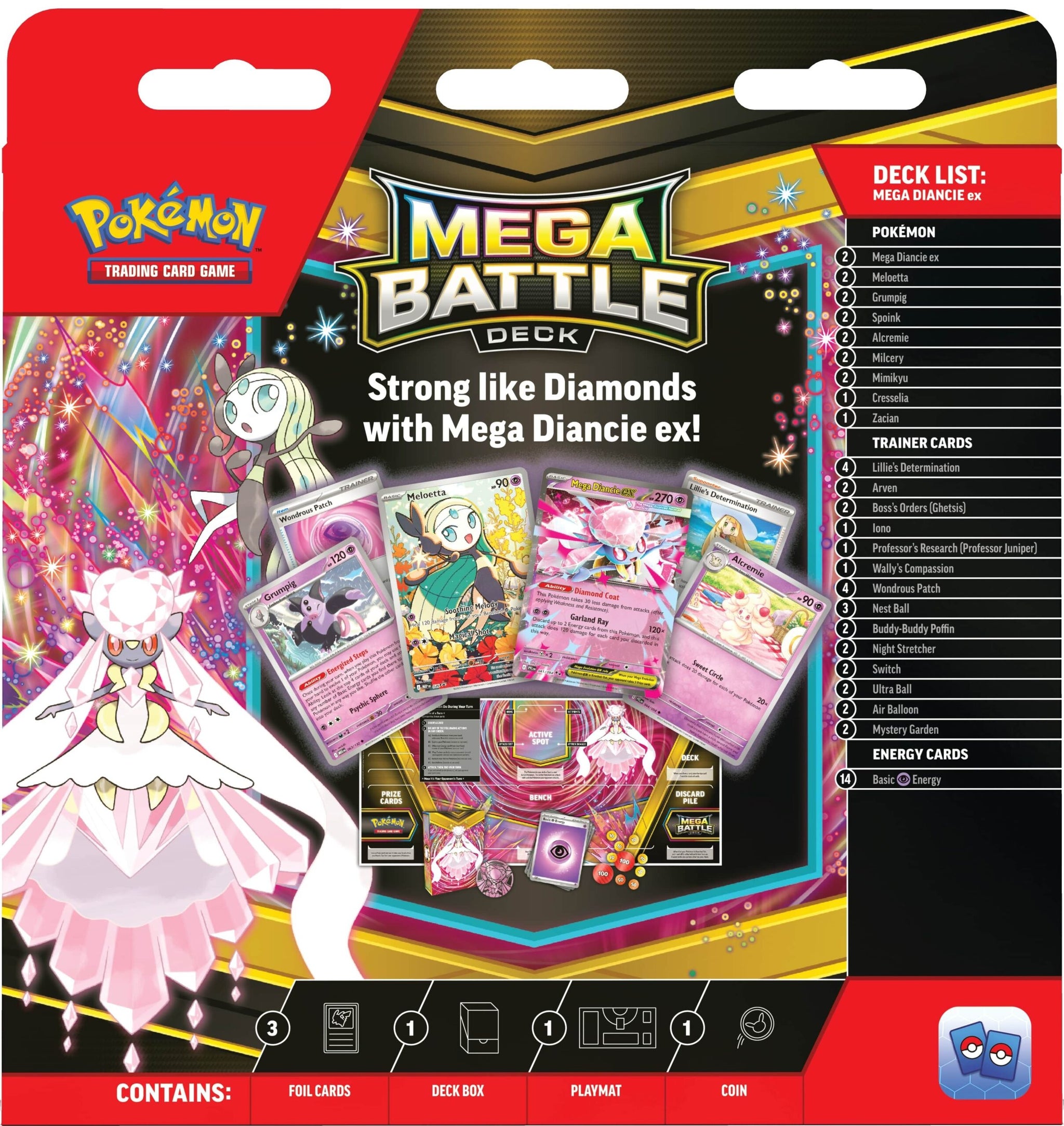 Pokmon TCG: Mega Diancie ex Battle Deck - Level Up Store Pokmon TCG: Mega Diancie ex Battle Deck - Level Up Store