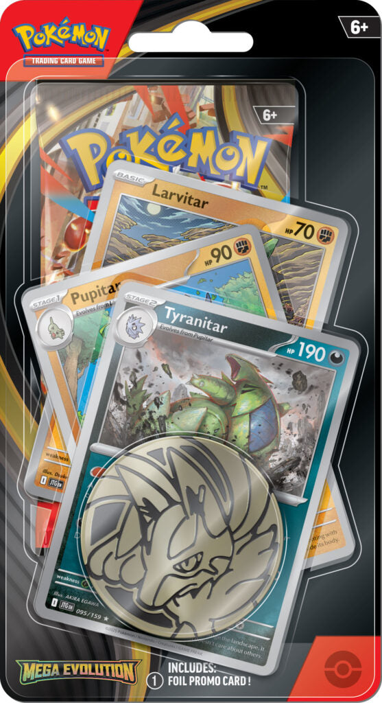 Pokémon TCG Mega Evolution - Premium Checklane Blister | Tyranitar