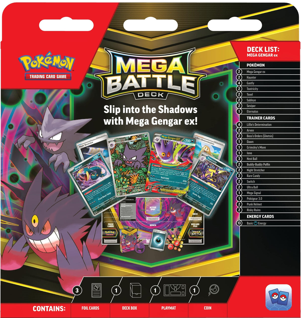 Pokémon TCG: Mega Gengar ex Battle Deck