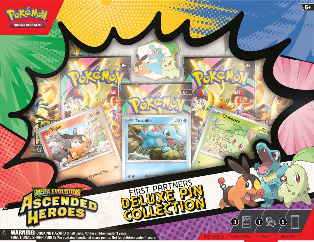 Pokemon TCG: Pokemon First Partners Deluxe Pin Collection