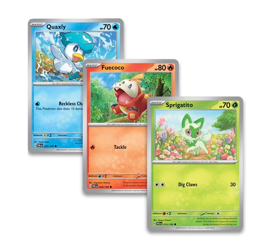 Pokemon Promos | Collector Chest 2023 | Fuecoco Quaxly Sprigatito