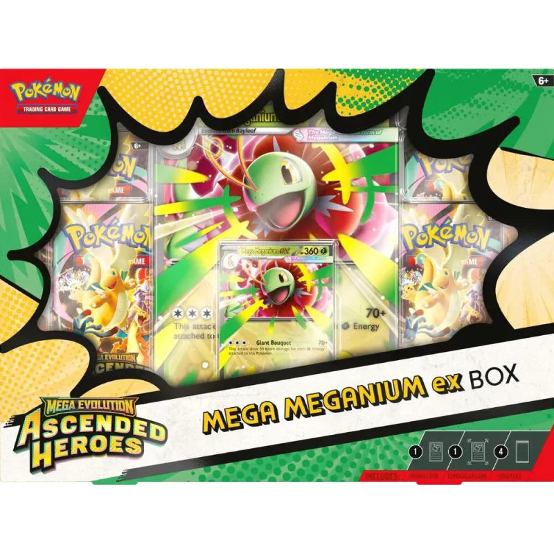 Pokemon: Mega Evolution - Ascended Heroes: Mega Meganium ex Box