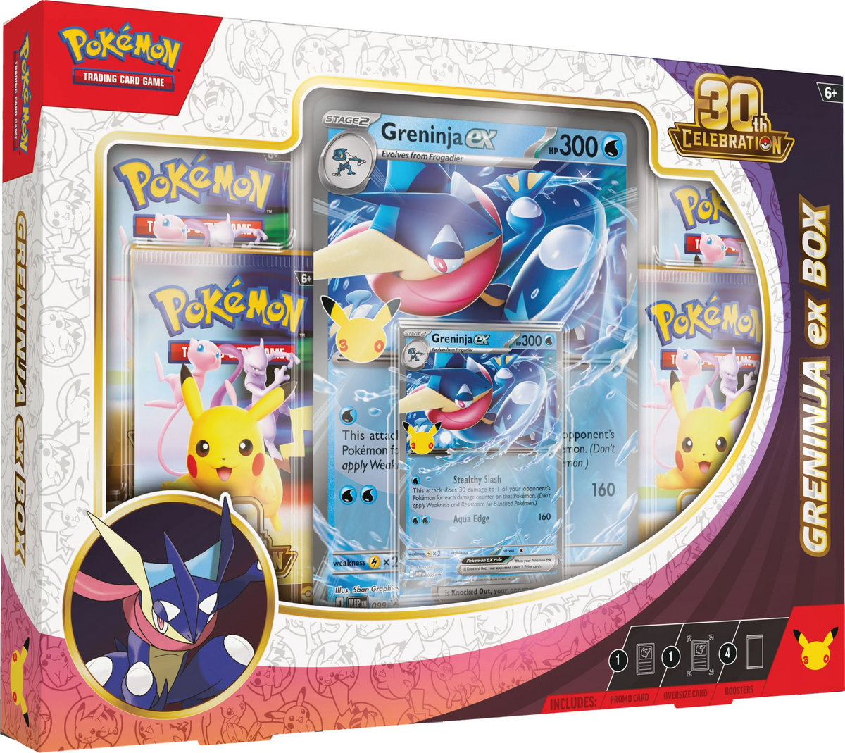Pokemon TCG: 30th Celebration ex Box | Greninja ex