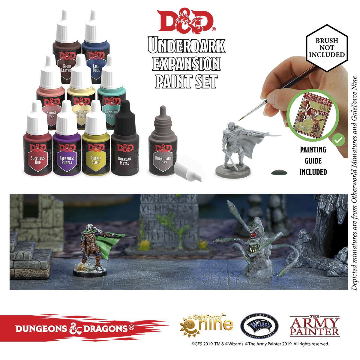 D&D Nolzur's Marvelous Pigments: Underdark Paint Set