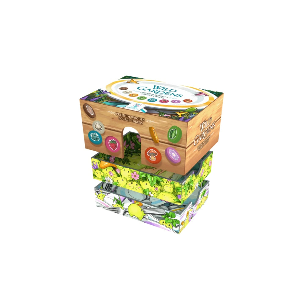 Wild Gardens - Premium Wooden Source Token Pack