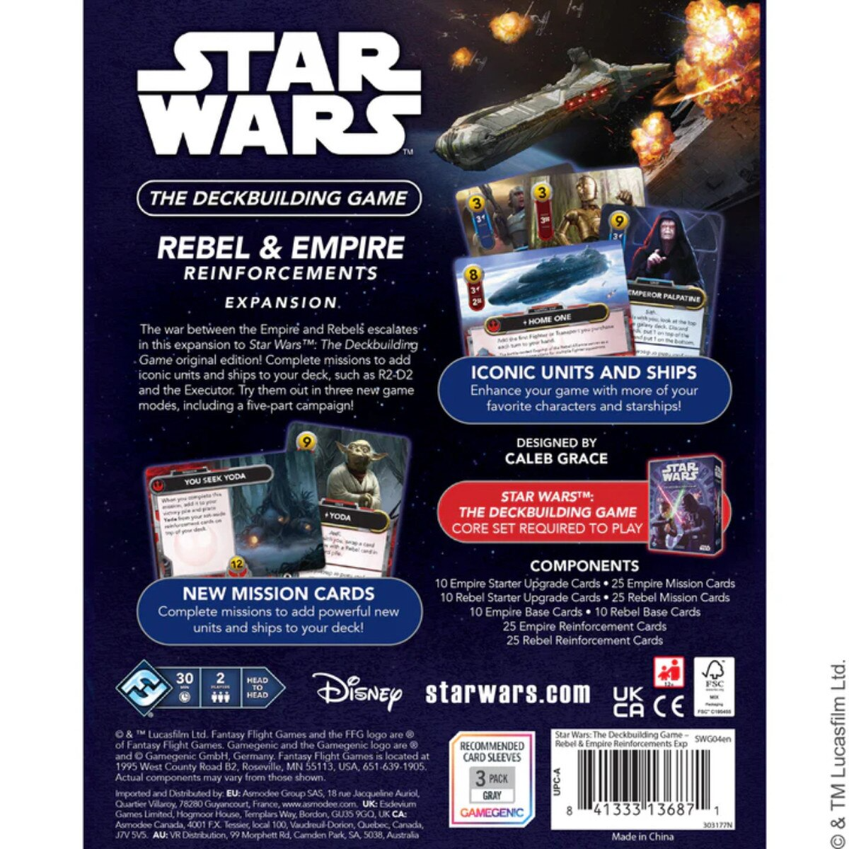 Star Wars: The Deck-Building Game - Rebel & Empire Reinforcements Expansion