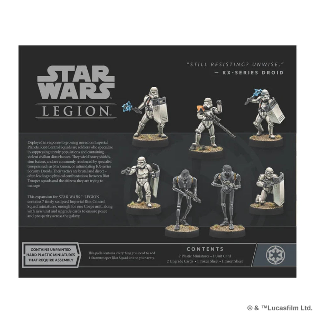 Star Wars Legion - Imperial Riot Control Squad Unit Exp.