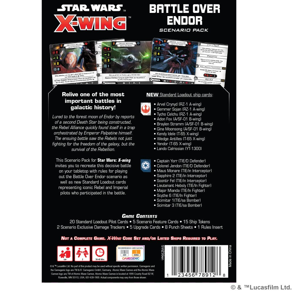 Star Wars X-Wing 2nd Edition - Battle Over Endor Battle Pack