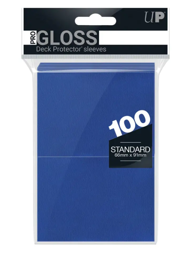 Ultra-Pro Standard Blue Sleeves - 66mm x 91mm (100) - Level Up Store Ultra-Pro Standard Blue Sleeves - 66mm x 91mm (100) - Level Up Store