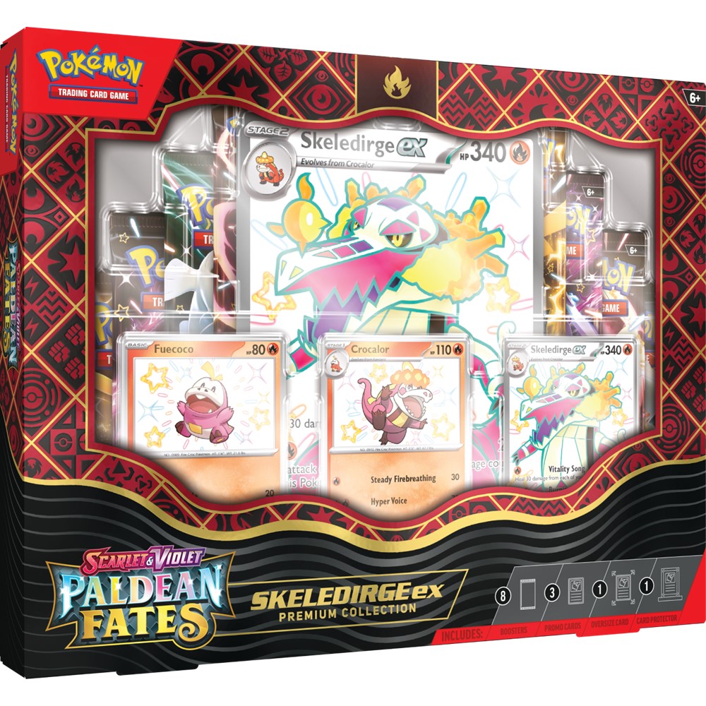 Pokemon: Scarlet &amp; Violet | Paldean Fates | Premium Collection - Skeledirge