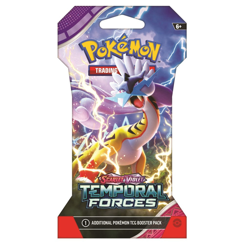 Pokemon TCG Scarlet &amp; Violet - Temporal Forces - Sleeved Booster Pack