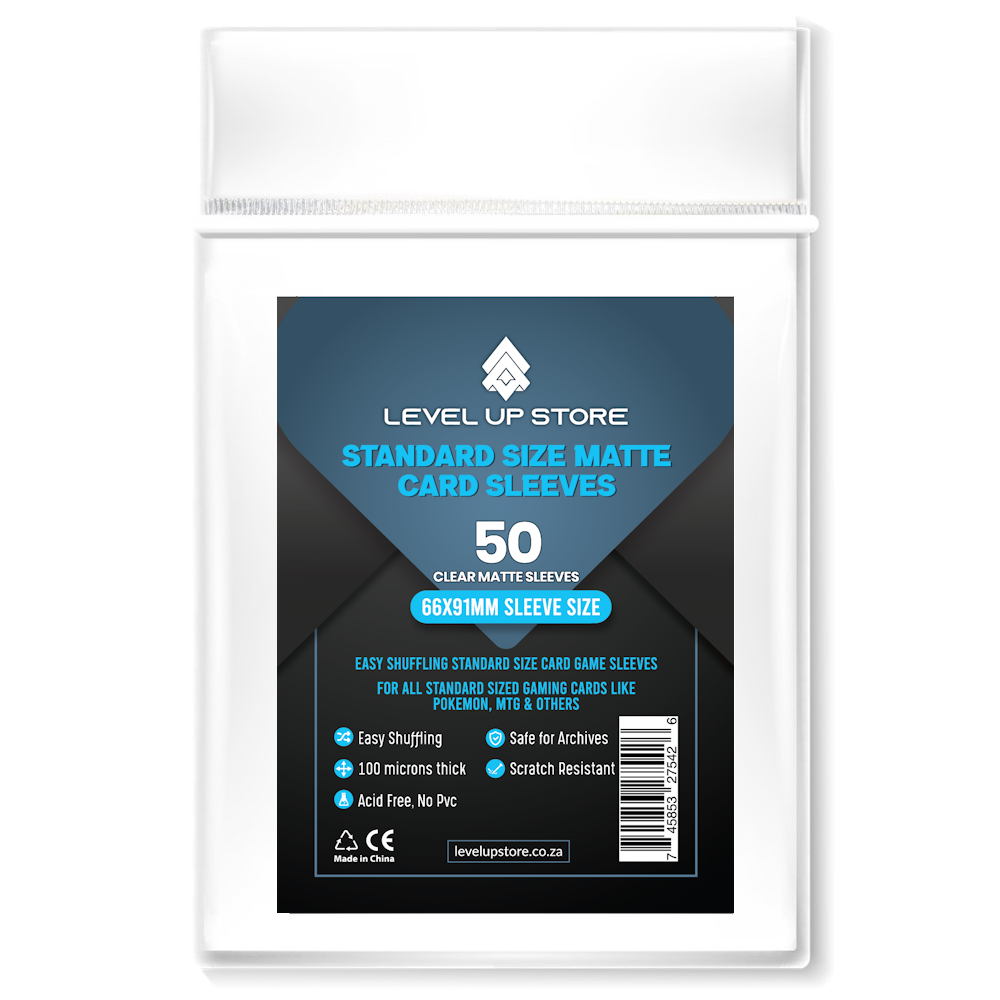 Level Up Store | Standard Clear Matte Sleeves