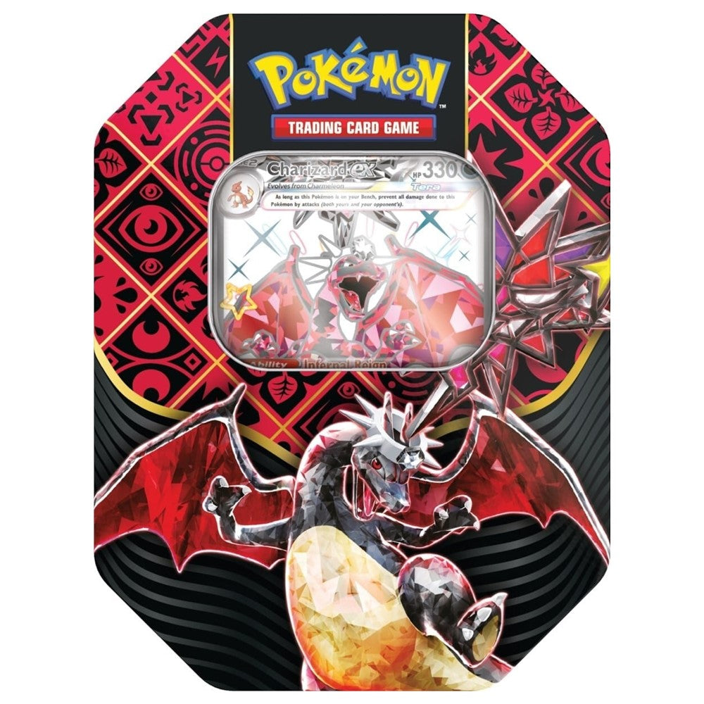 Pokemon: Scarlet & Violet | Paldean Fates Tin - Tera Charizard ex