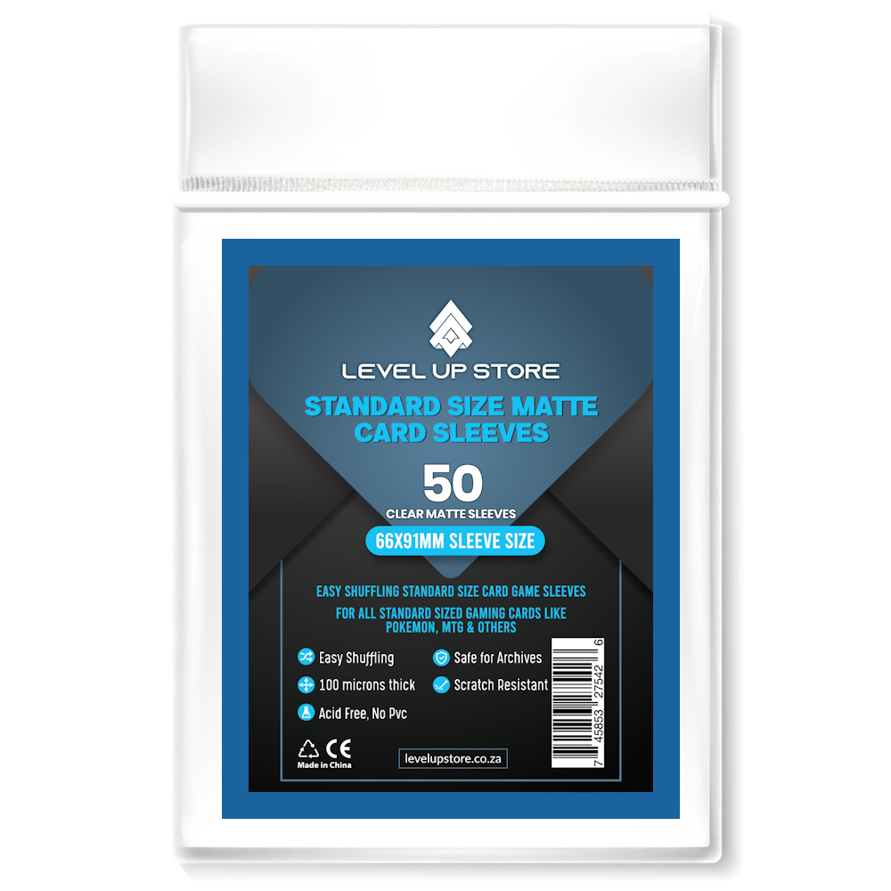 Level Up Store | Standard Blue Matte Sleeves