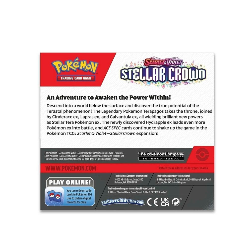 Pokemon TCG Scarlet Violet - Stellar Crown Booster Box