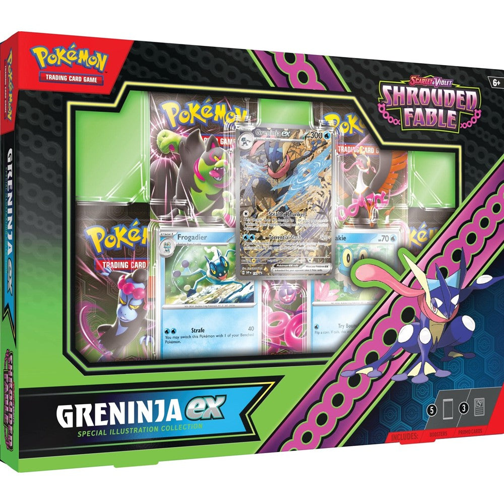 Pokemon TCG Scarlet Violet - Shrouded Fable Greninja ex Special Illustration Collection