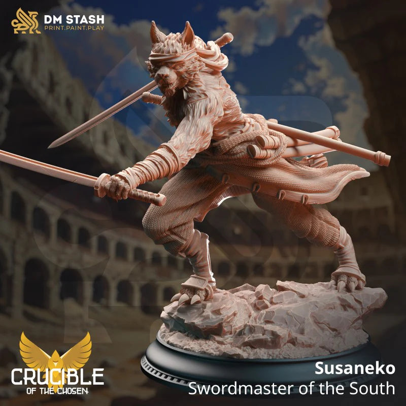 Miniature Susaneko - Swordmaster of the South