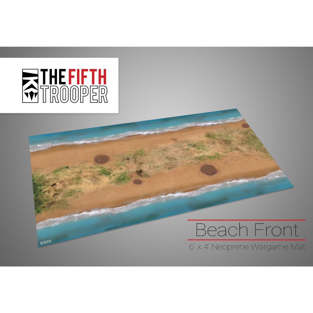 Beach Front  6&#39;x4&#39; Neoprene Mat with Bag