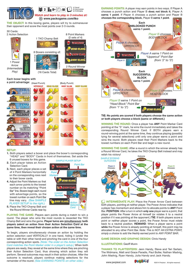 TKO: A Boxing Bout for 2 (Mini Game)