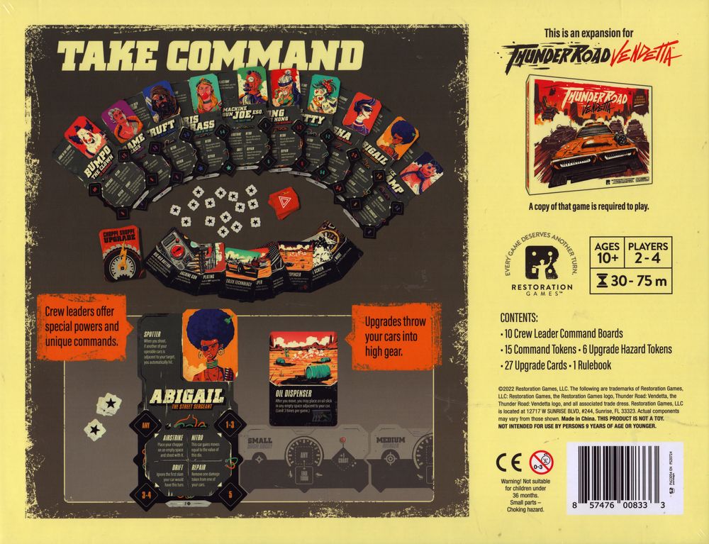 Thunder Road: Vendetta - Choppe Shoppe Expansion