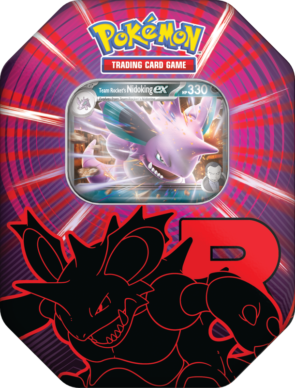 Pokemon TCG: Team Rocket Tin | Nidoking Ex