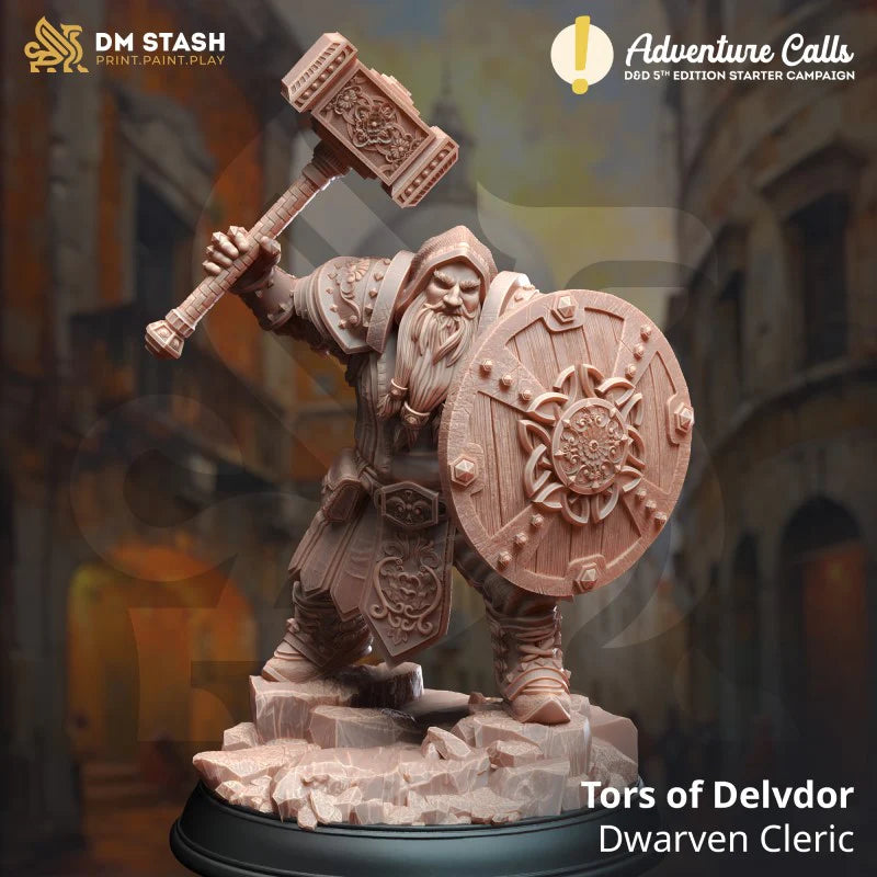 Miniature Tors of Delvdor - Dwarven Cleric