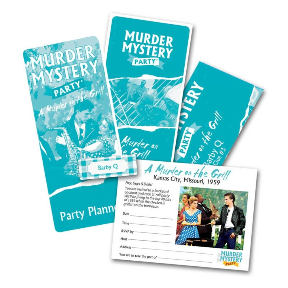 Murder Mystery Party Game - A Murder on the Grill