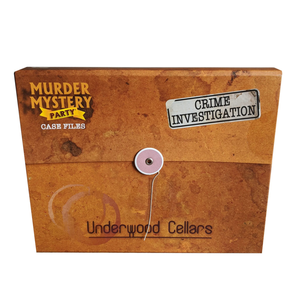 Murder Mystery Party Case Files - Underwood Cellars