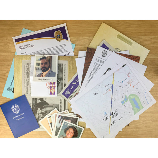 Murder Mystery Party Case Files - Underwood Cellars - Level Up Store