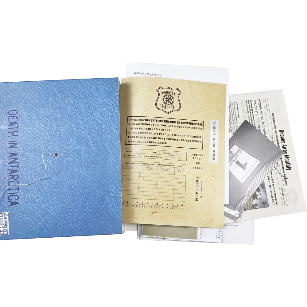 Murder Mystery Party Case Files - Death in Antarctica