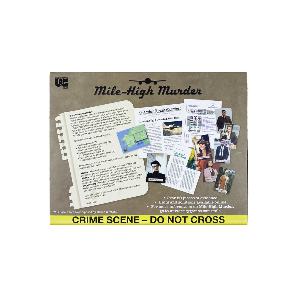Murder Mystery Party Case Files - Mile High Murder