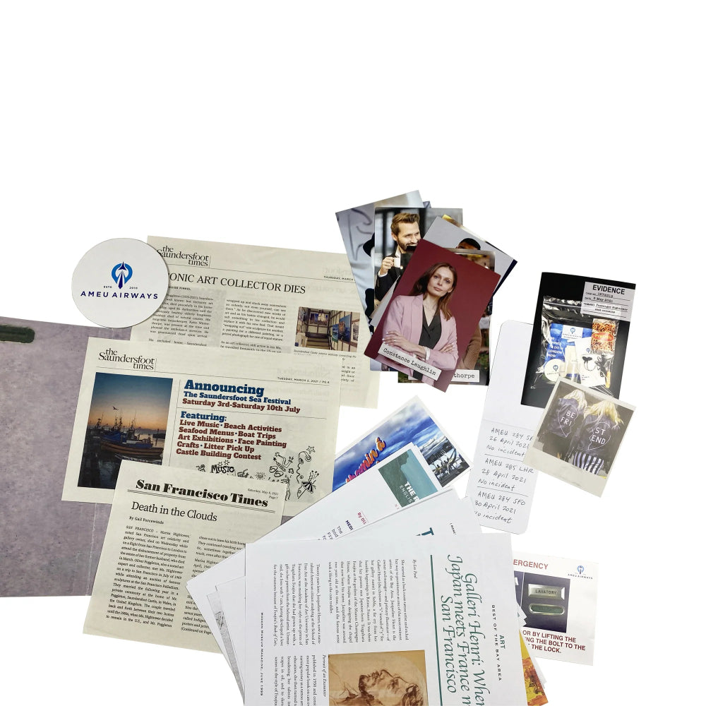 Murder Mystery Party Case Files - Mile High Murder