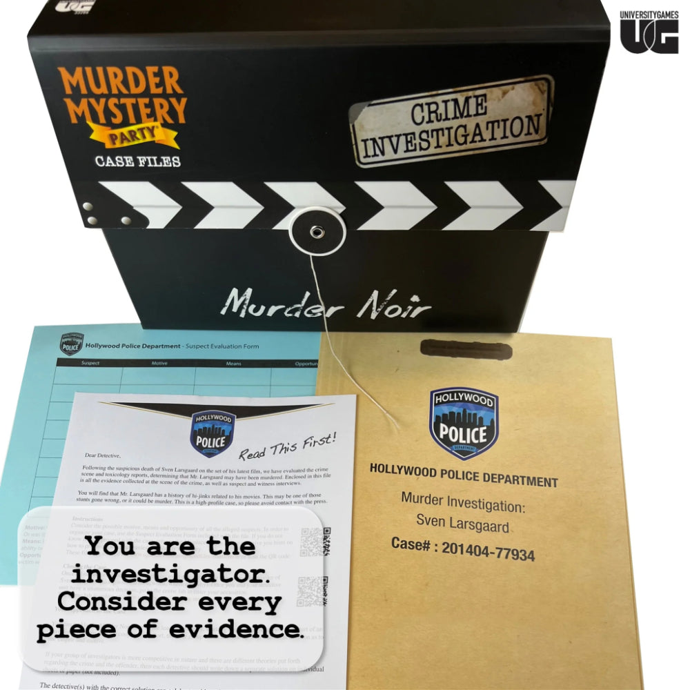 Murder Mystery Party Case Files - Murder Noir