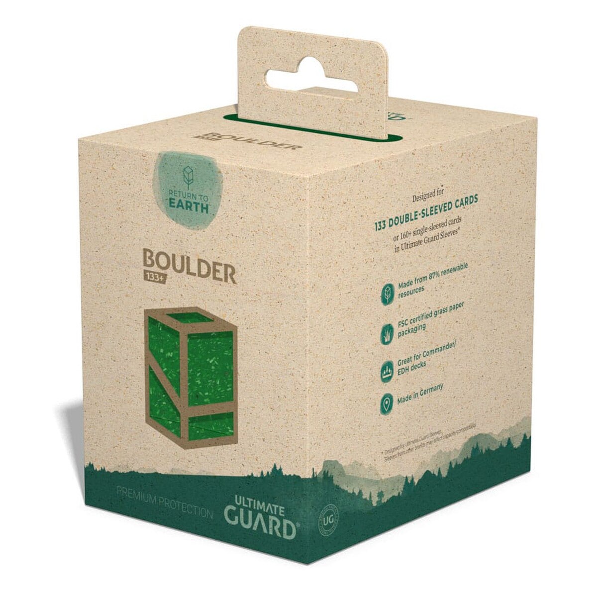 Ultimate Guard: Return to Earth Boulder Deck Case 133+ (Green)