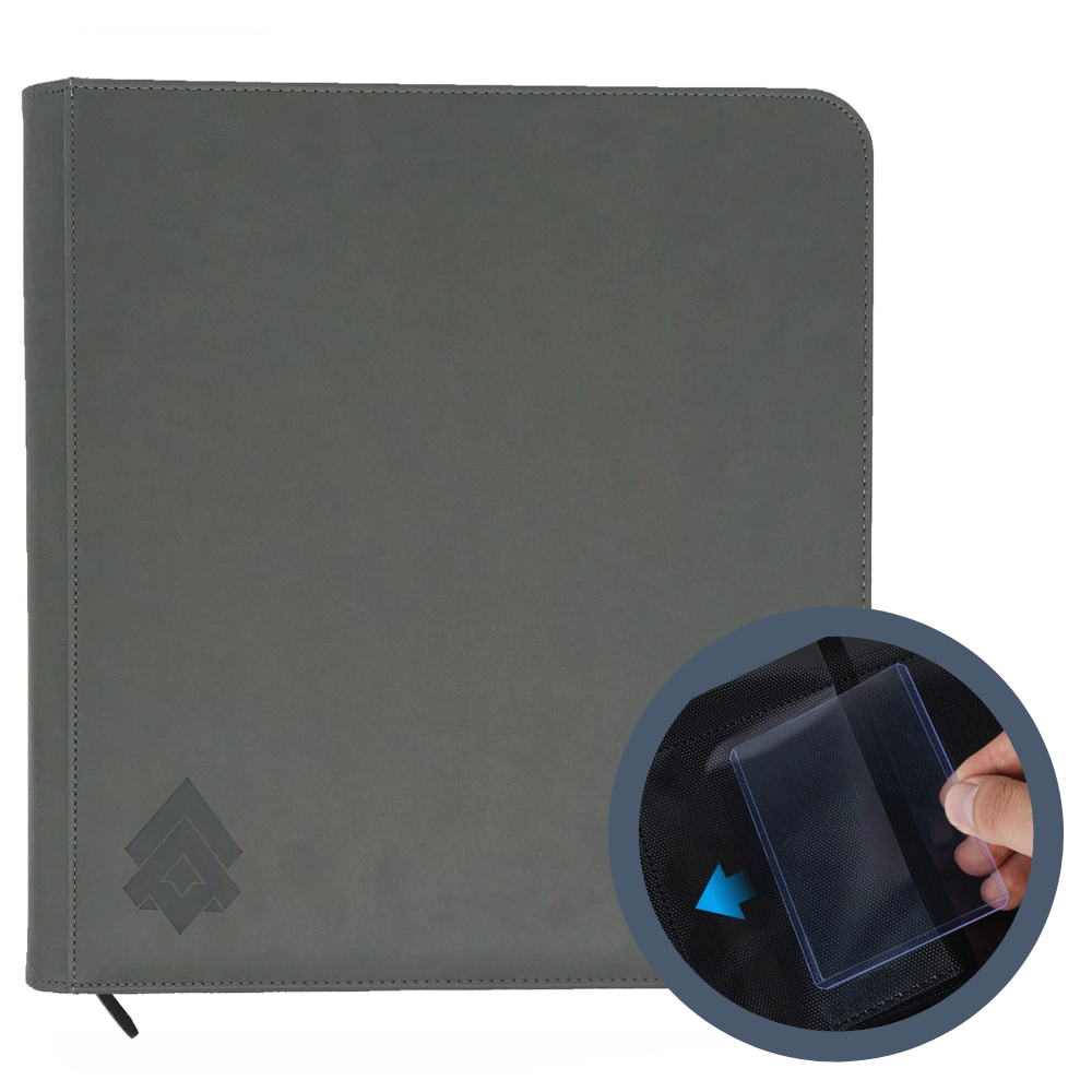 Level Up 9 Pocket Zip Toploader Binder | 360 toploaders - Level Up Store Level Up 9 Pocket Zip Toploader Binder | 360 toploaders - Level Up Store