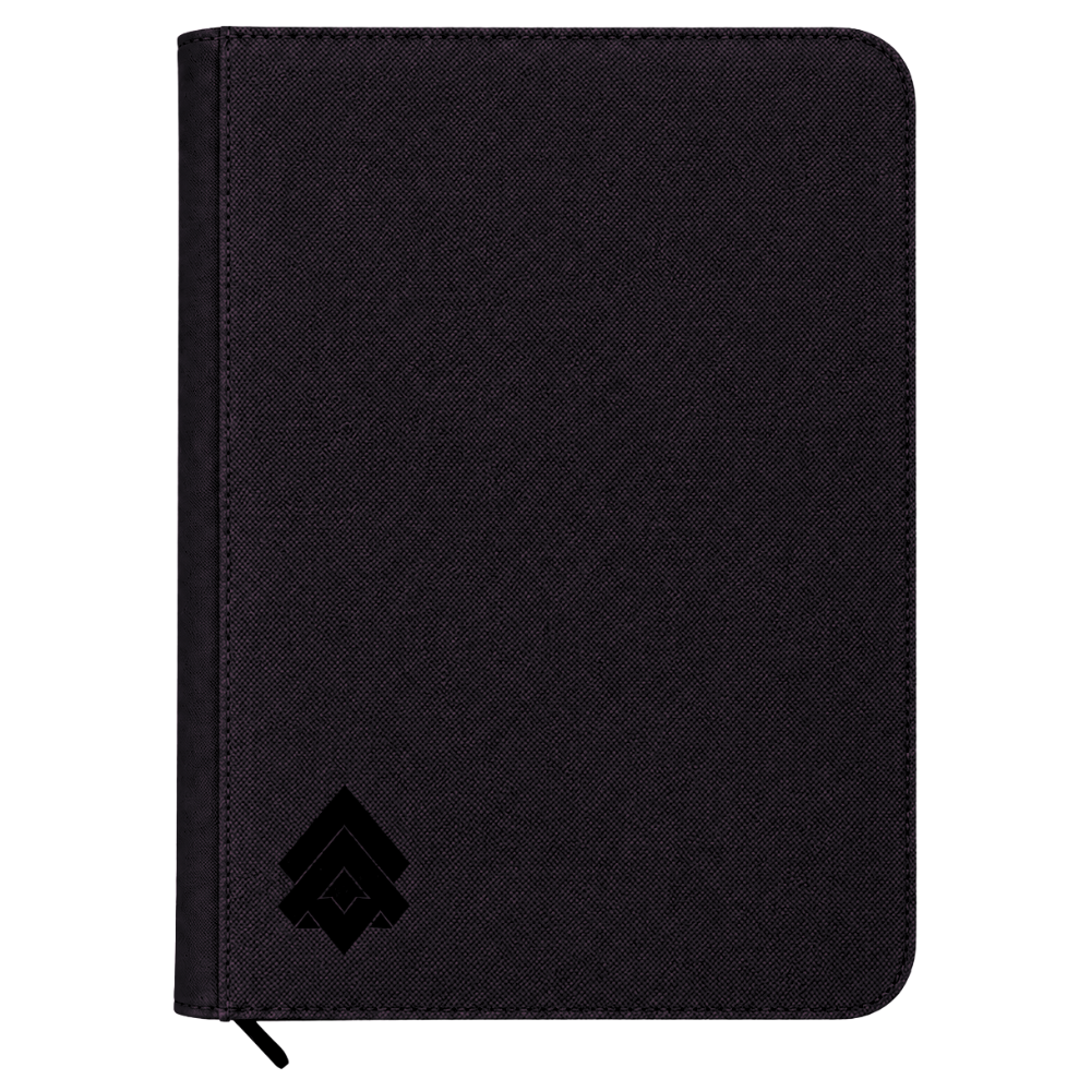 Level Up 9 Pocket Zip Card Binder | Diamond Series | 360 cards | Black